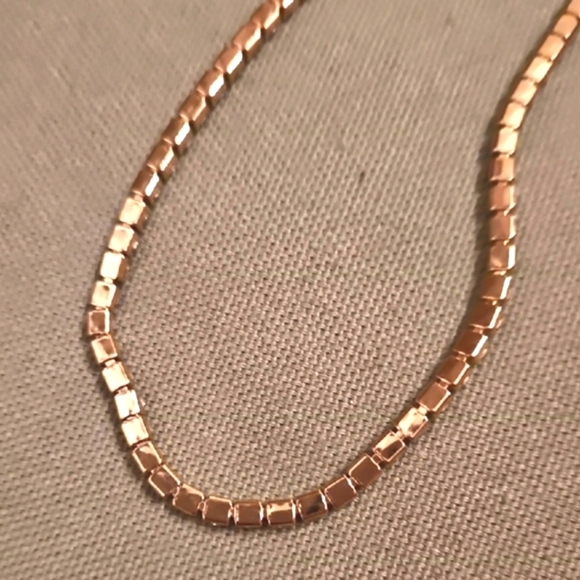 Crystal Gold plated Necklace and Earring Set, - Picture 3 of 7